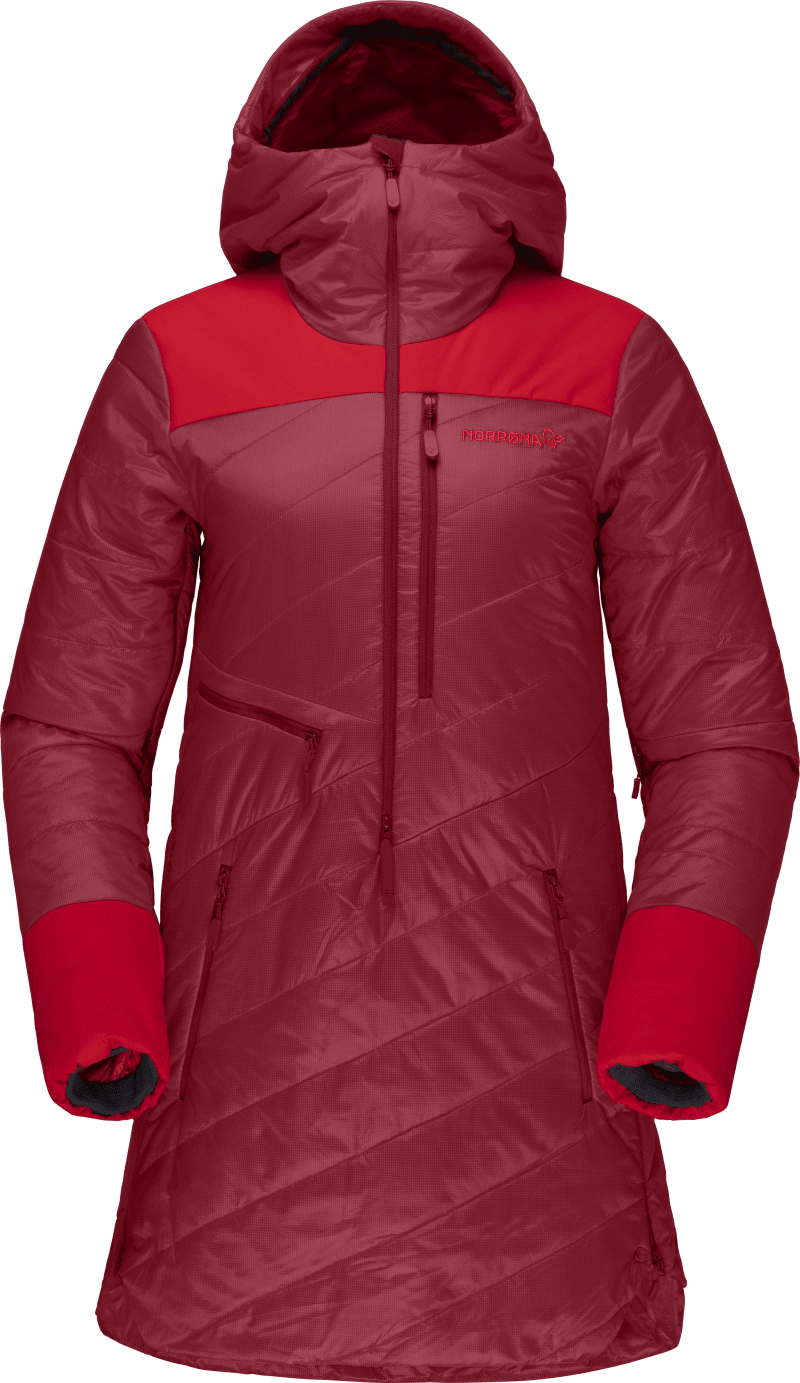 lofoten Primaloft80 Anorak W's Rhubarb/True Red
