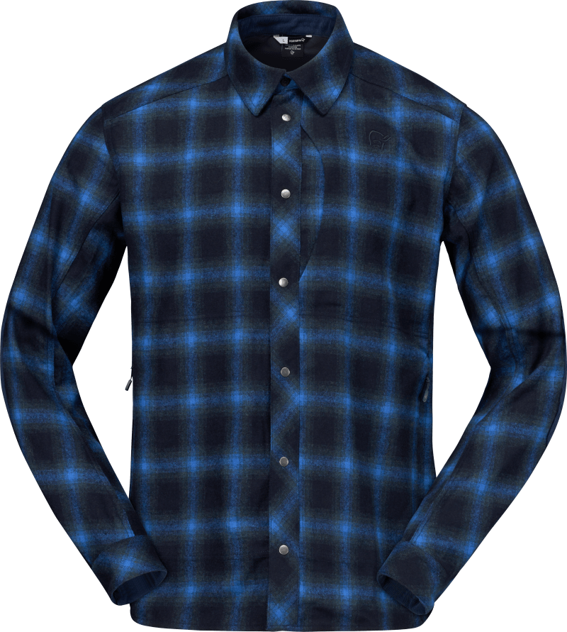 tamok wool Shirt M's Navy Blazer