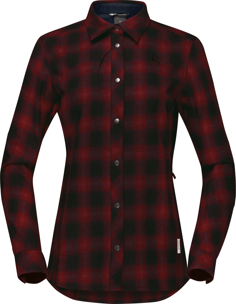 tamok wool Shirt W's Tawny Port