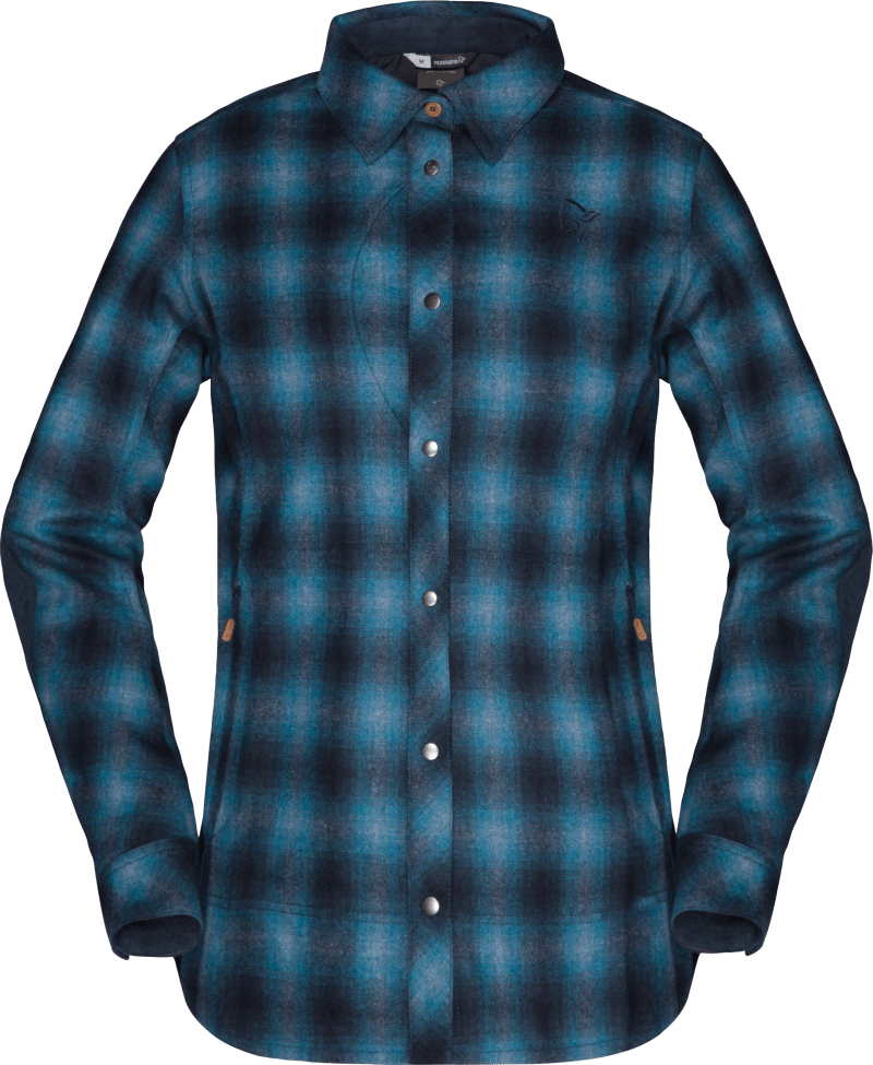tamok wool Shirt W's Indigo Night