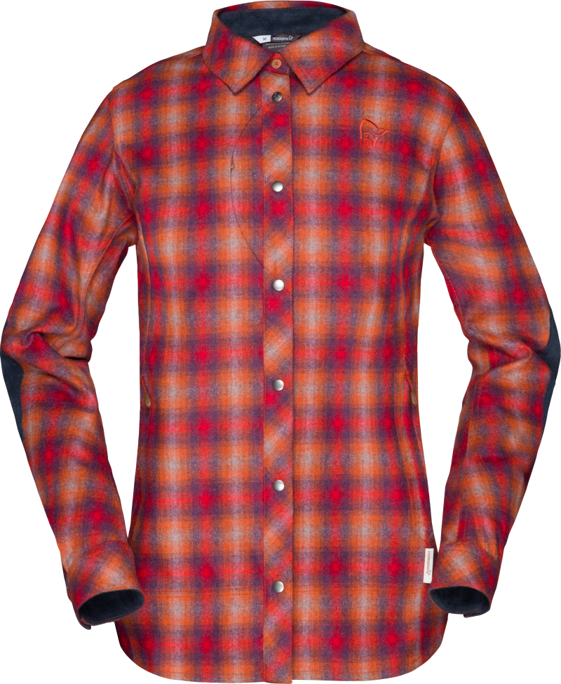 tamok wool Shirt W's Orange