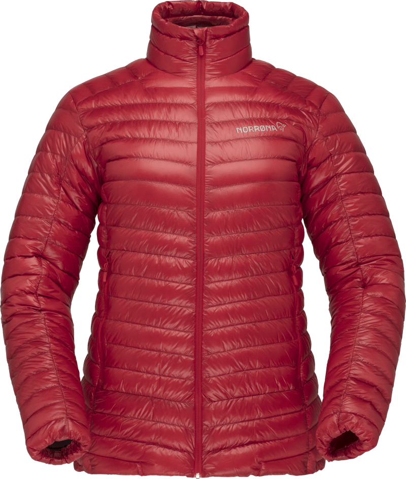 trollveggen superlight down850 Jacket W's True Red