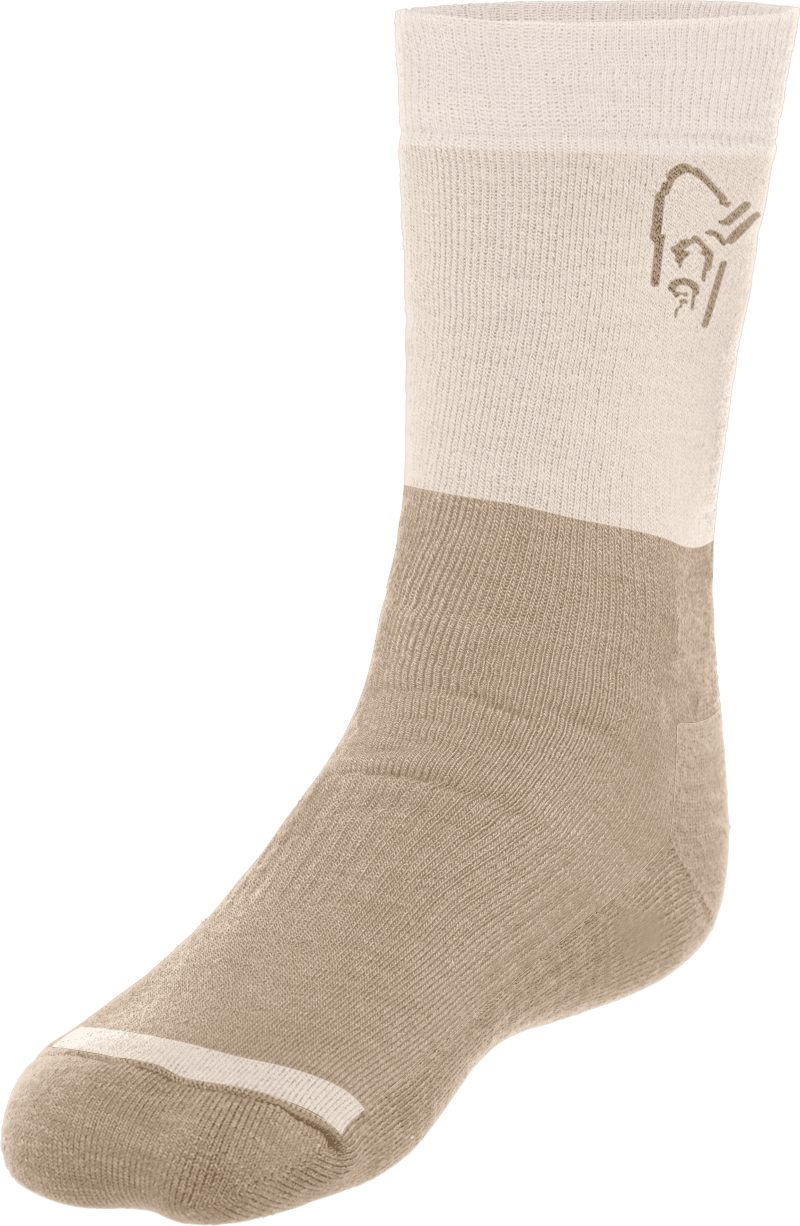trollveggen heavy merinoUll Socks Oatmeal