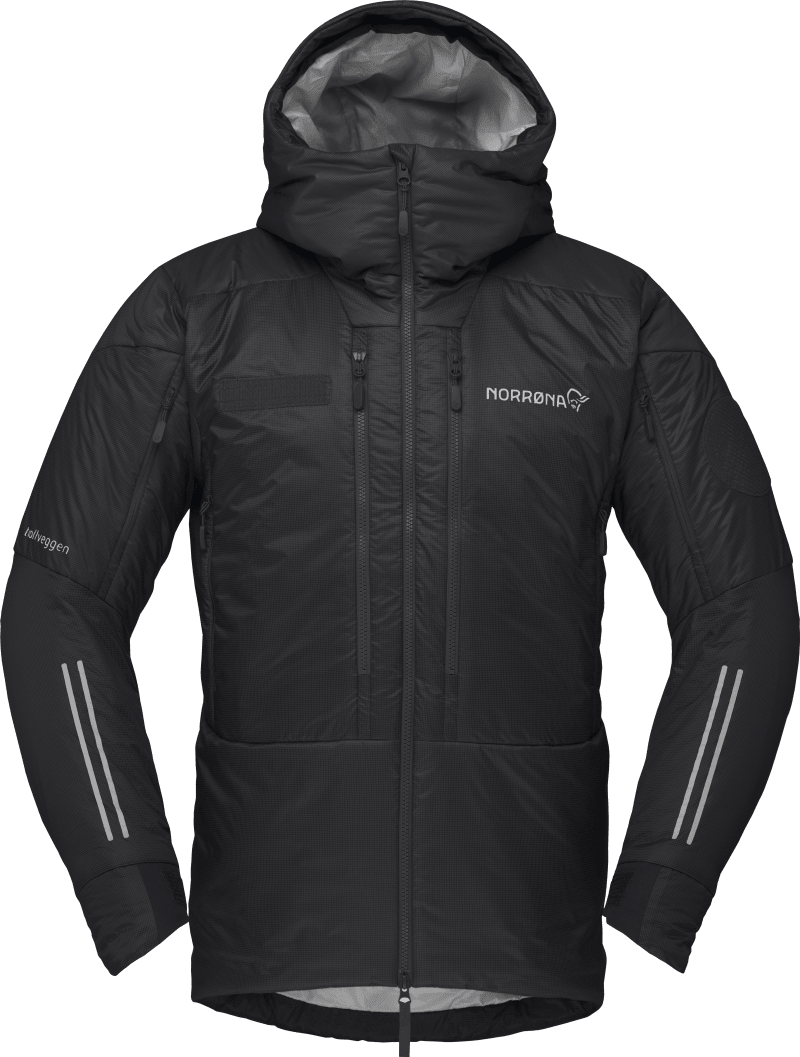 trollveggen thermo100 rescue Hood M's Caviar Black