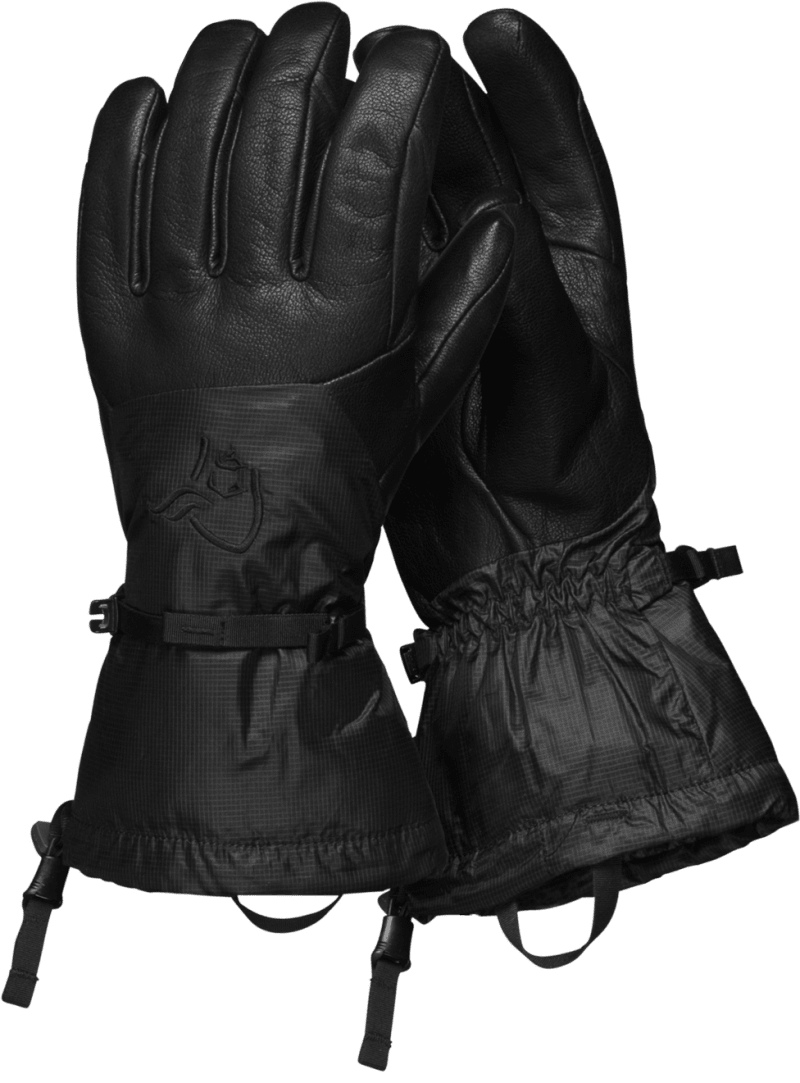 trollveggen Gore-Tex Gloves Caviar Black