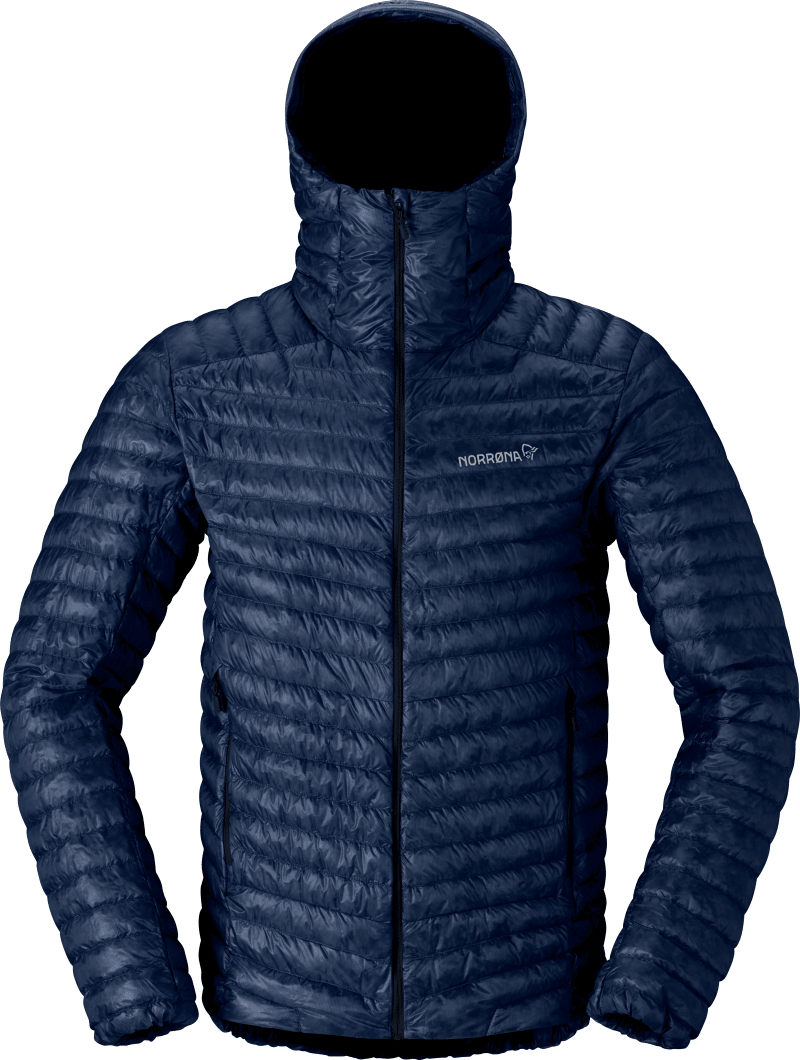 trollveggen down800 super light Hood M's Indigo Night