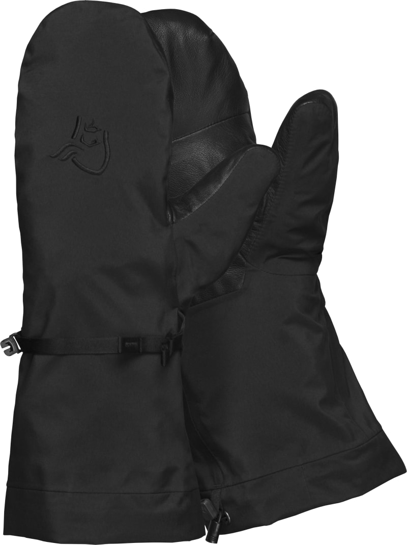 trollveggen Gore-Tex Pro Mittens Caviar Black