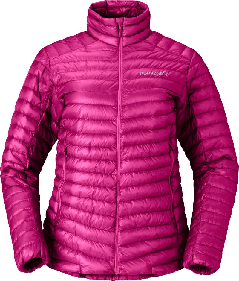 trollveggen down800 super light Jacket W's Festival Fuchsia