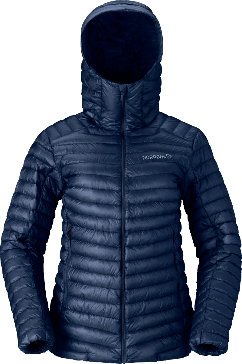 trollveggen down800 super light Hood W's Indigo Night