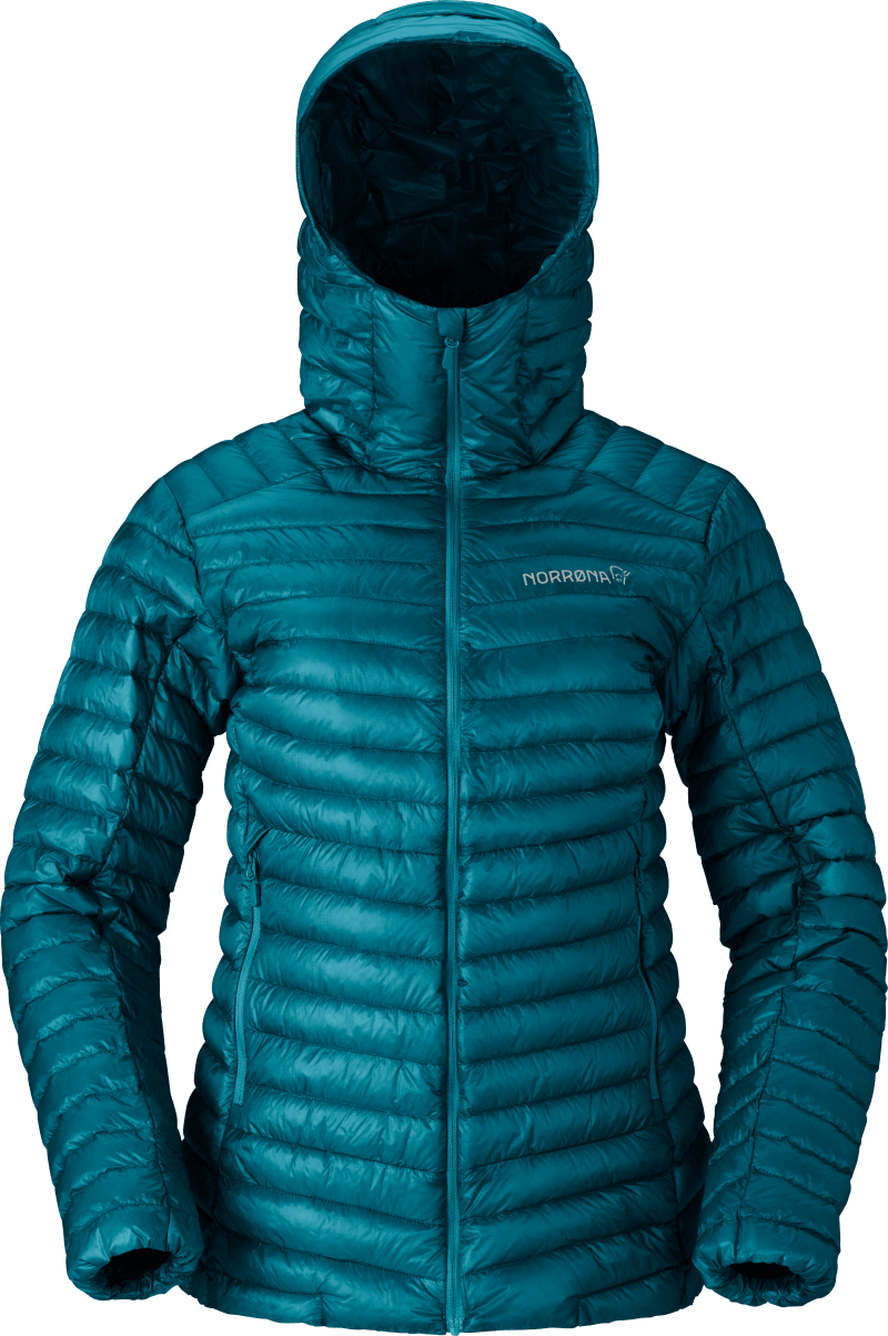trollveggen down800 super light Hood W's Everglade