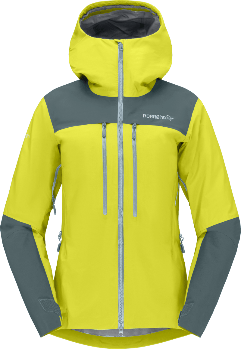 trollveggen Gore-Tex Pro Light Jacket W's Sulphur Spring/North Atlantic