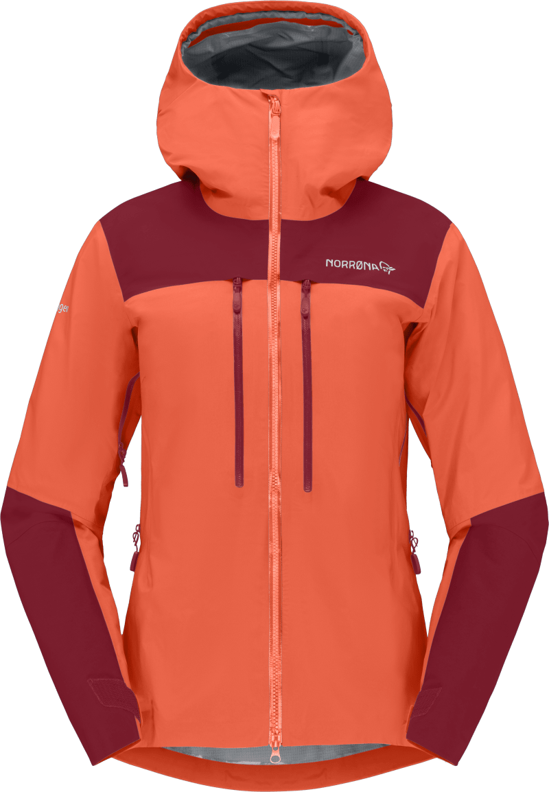 trollveggen Gore-Tex Pro Light Jacket W's Orange Alert