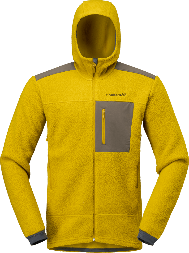 trollveggen warm3 Zip Hood M's Golden Palm