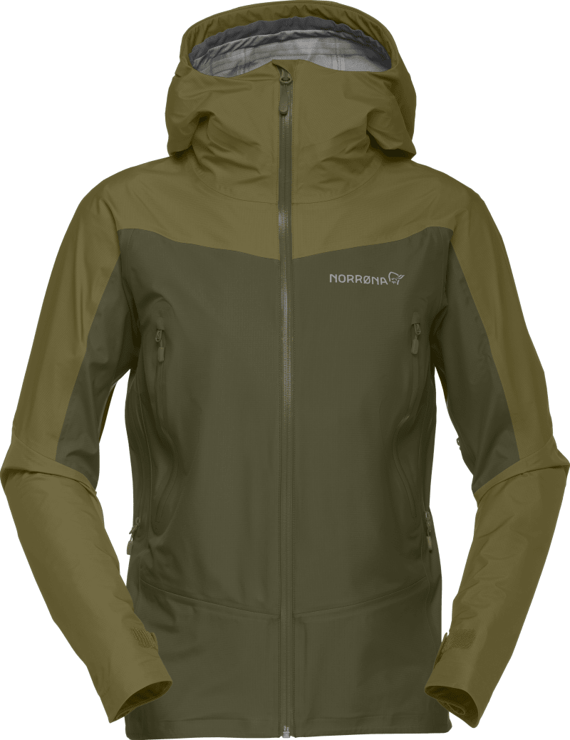 falketind Gore-Tex Jacket W's Olive Drab/Olive Night