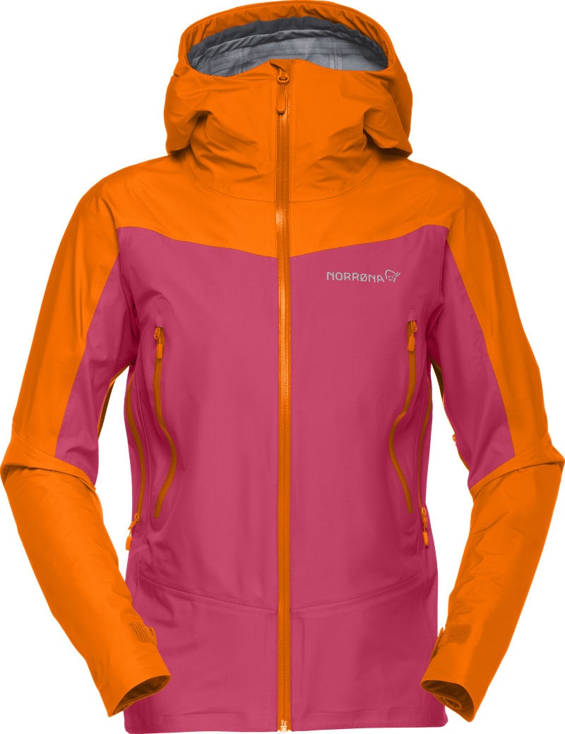 falketind Gore-Tex Jacket W's Orange Popsicle/Honeysuckle