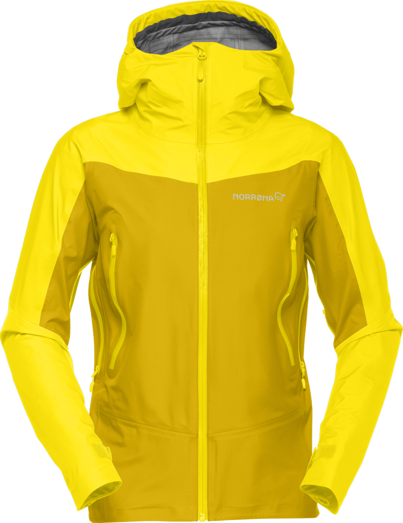 falketind Gore-Tex Jacket W's Blazing Yellow/Sulphur