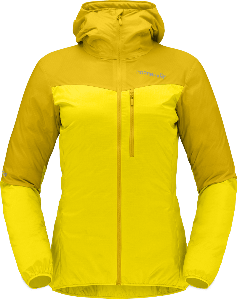 falketind aero60 Hood W's Sulphur/Blazing Yellow