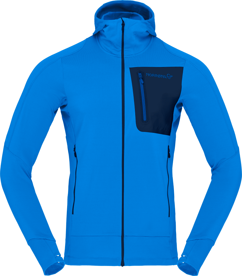 falketind Power Grid Zip Hood M's Skydiver