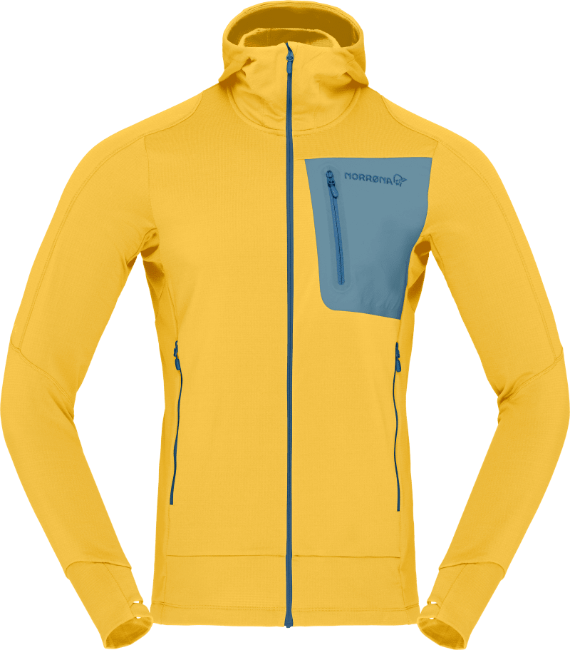 falketind Power Grid Zip Hood M's Calendula