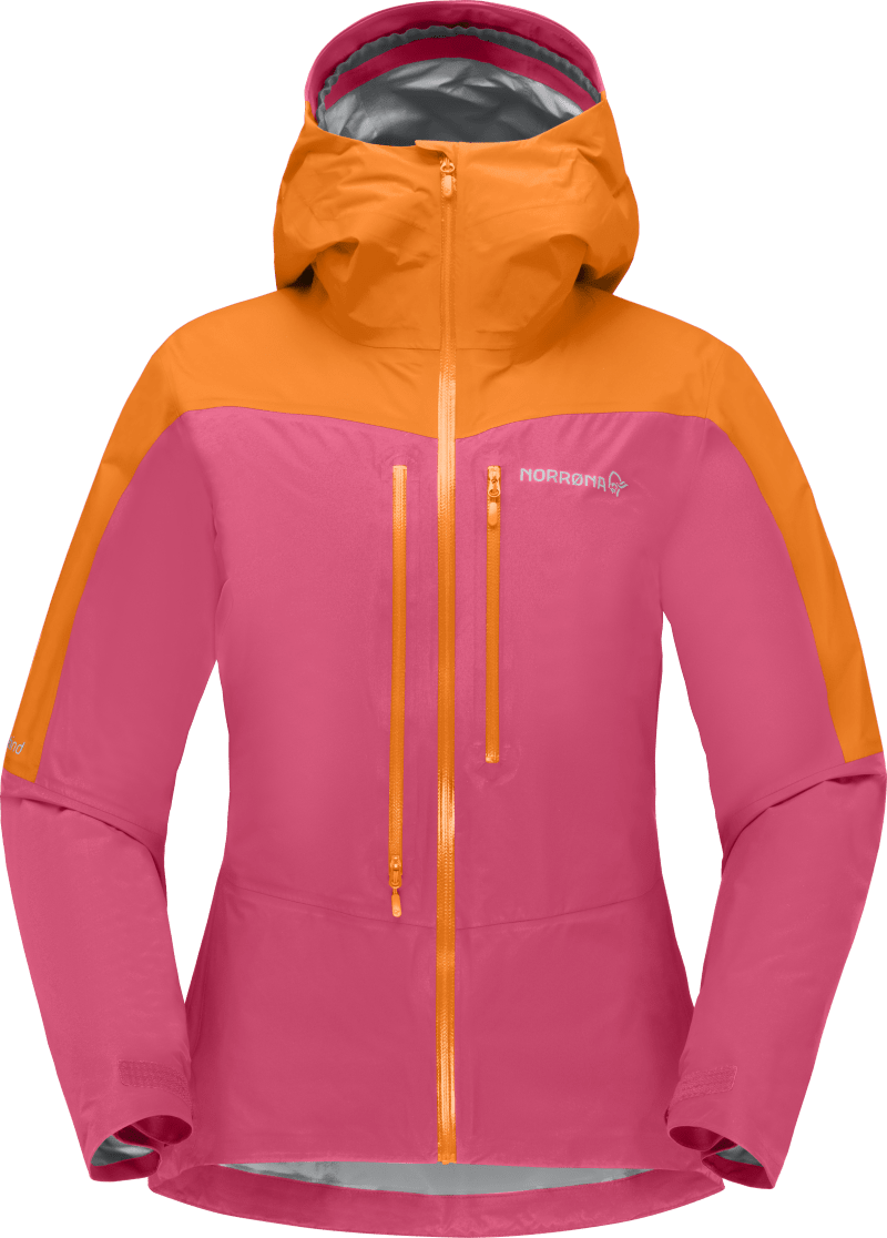 falketind Gore-Tex Paclite Jacket W's Orange Popsicle/Honeysuckle