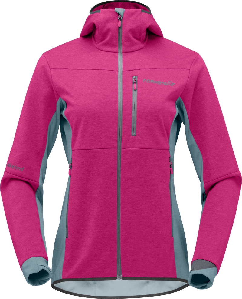 falketind warm2 Octa Hood W's Festival Fuchsia