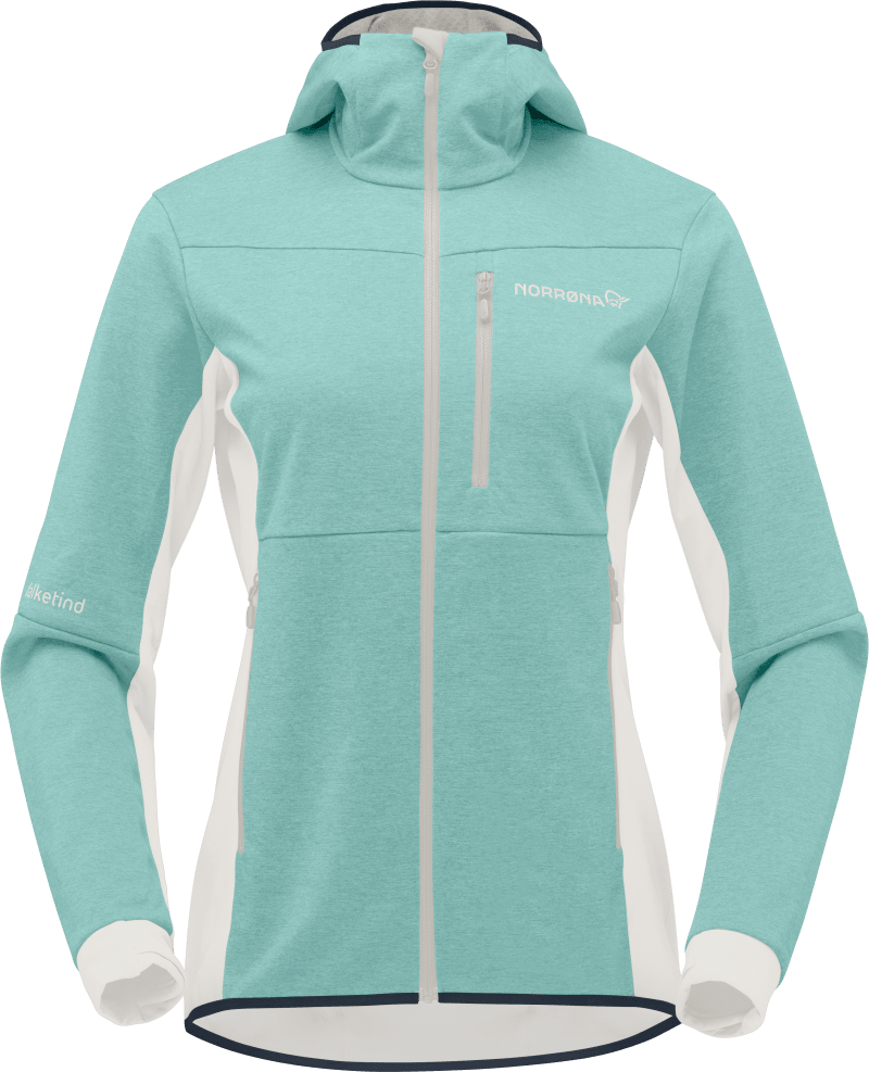 falketind warm2 Octa Hood W's Malachite Green