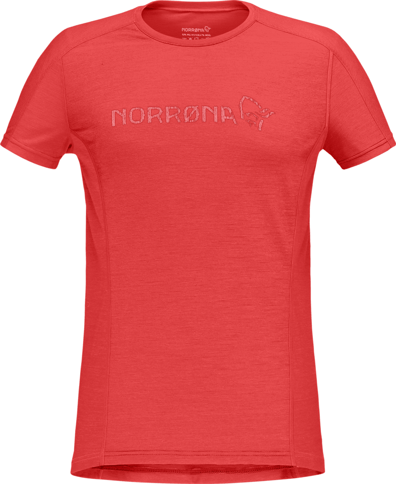 falketind equaliser merino T-Shirt W's Paprika