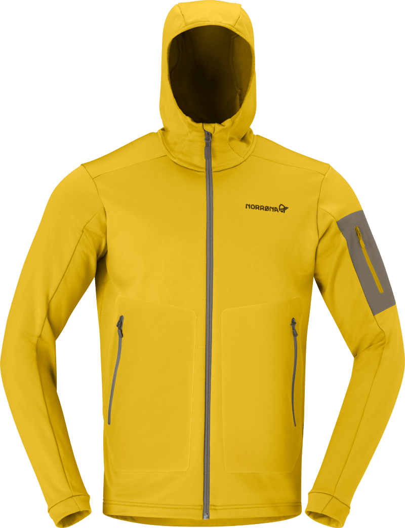 falketind warm2 stretch Hood M's Golden Palm