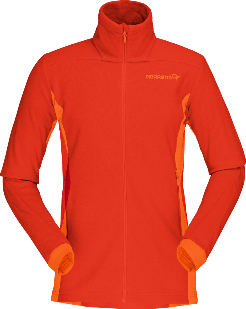 falketind warm1 Jacket W's Aura Orange