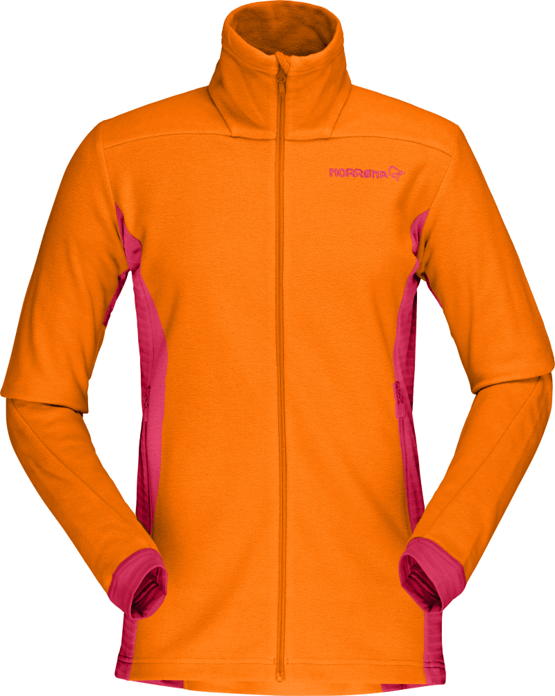 falketind warm1 Jacket W's Orange Popsicle/Honeysuckle