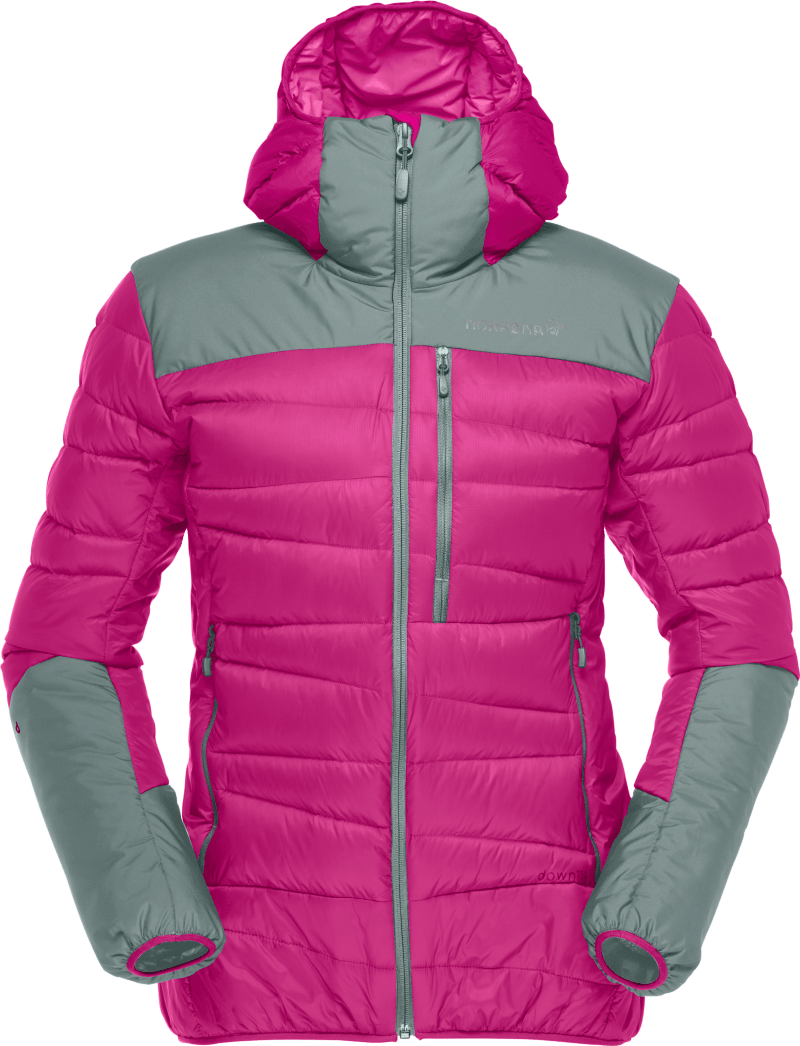falketind down750 Zip Hood W's Festival Fuchsia
