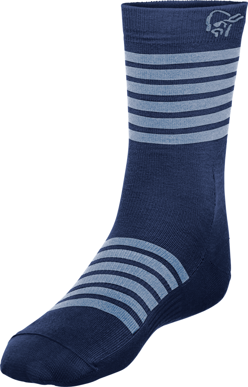 falketind light weight Merino Socks Indigo Night