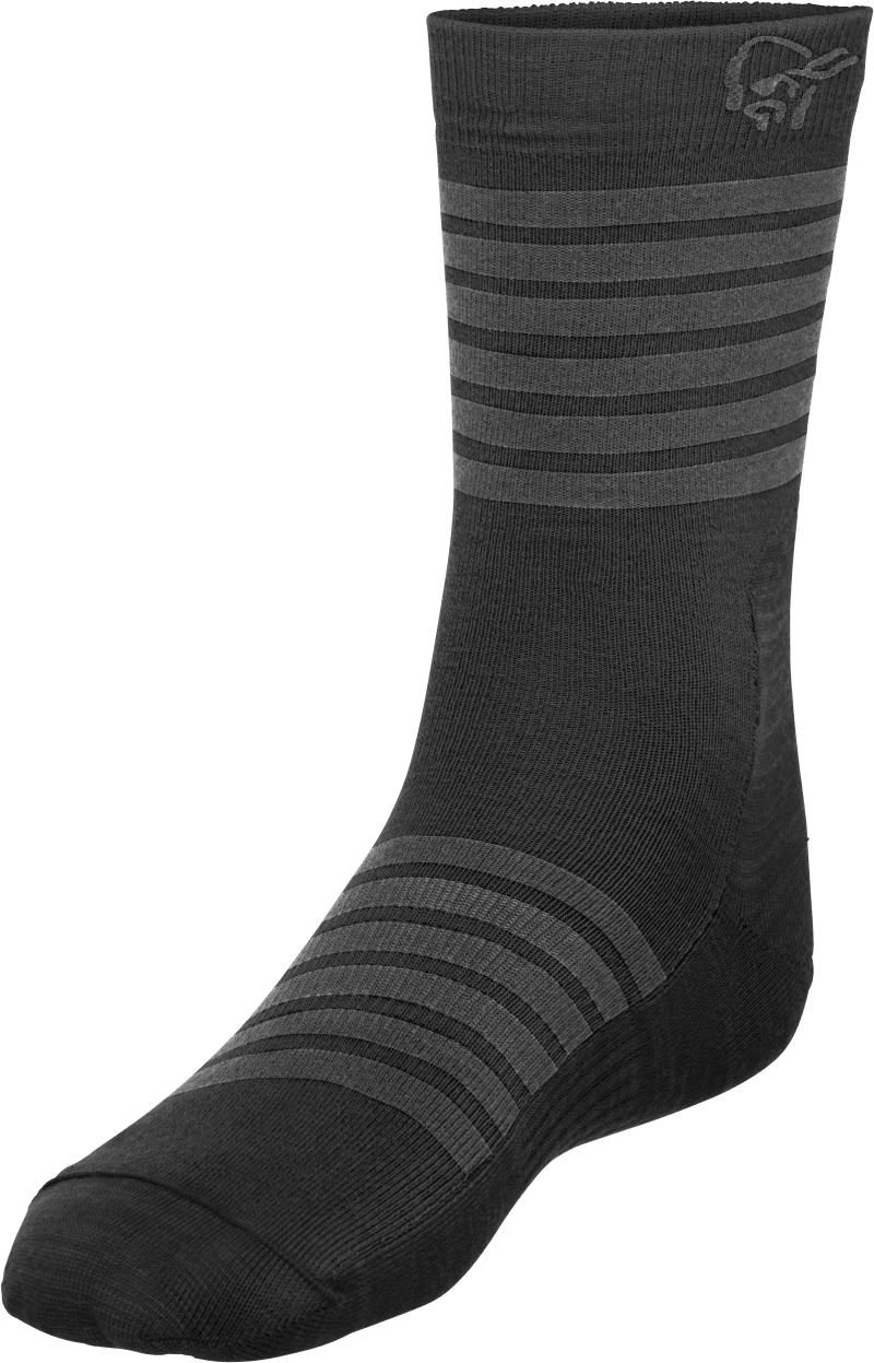 falketind light weight Merino Socks Caviar Black