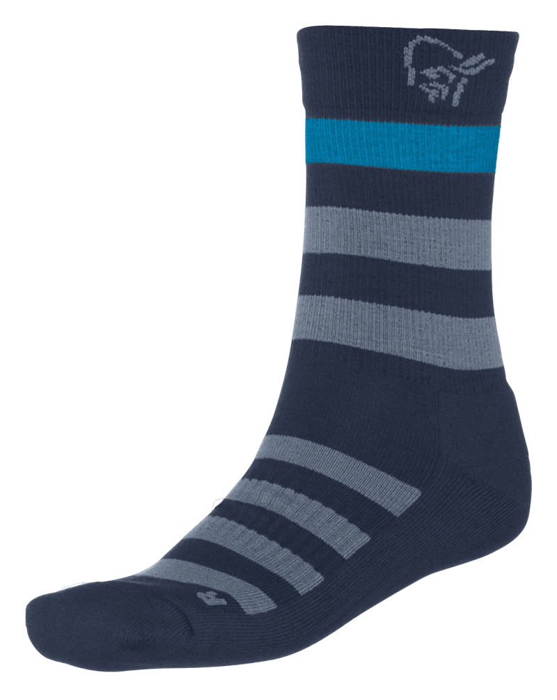 falketind mid Merino Socks Indigo Night/Bedrock