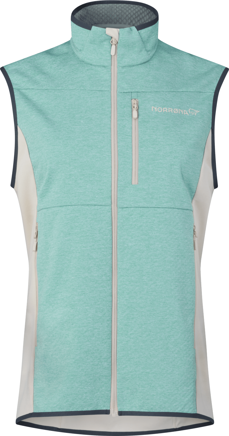 falketind warm2 Octa Vest W's Malachite Green