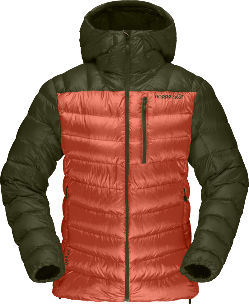 lyngen down850 Hood W's Olive Night/Orange Alert