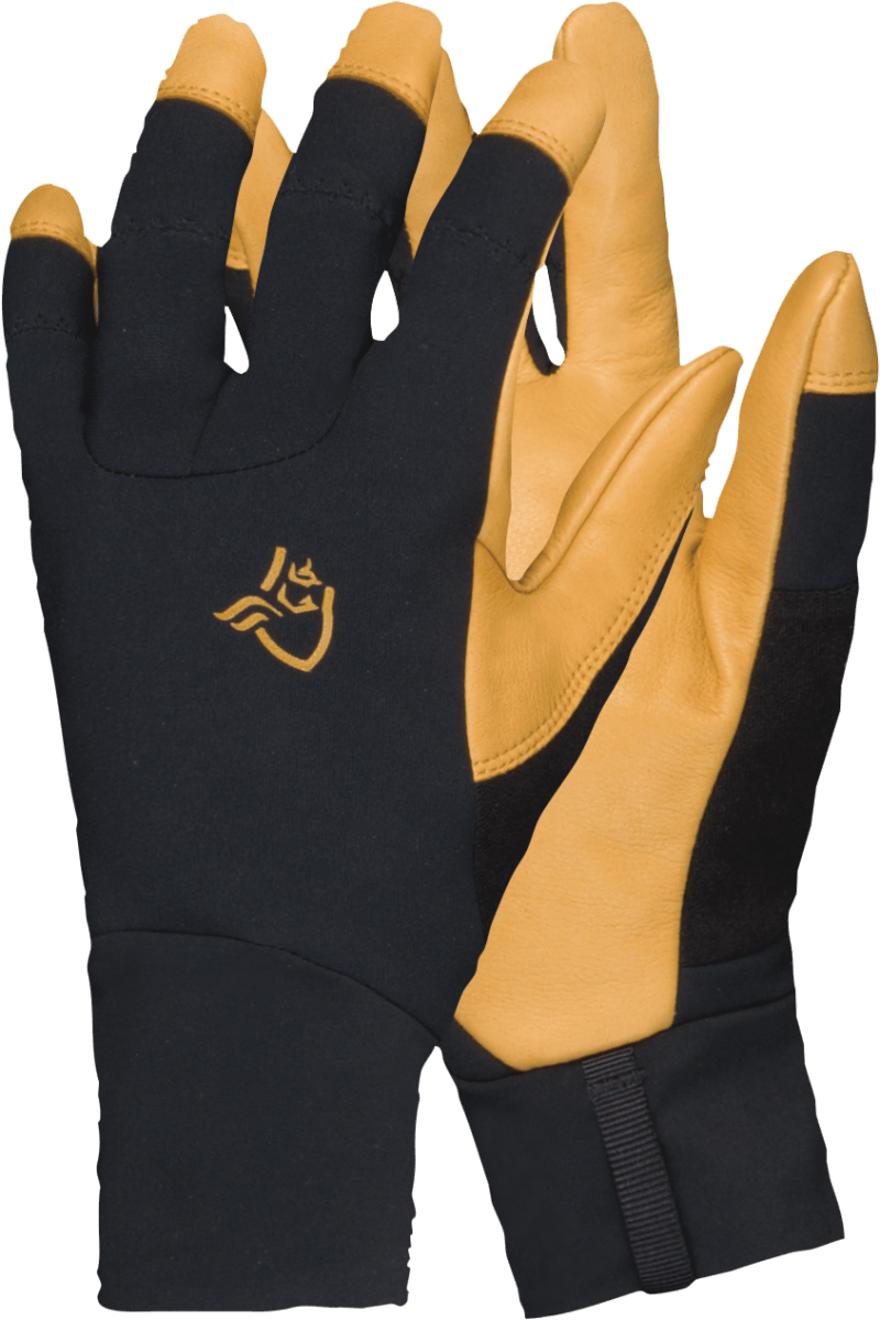 lyngen Infinium Leather Gloves Caviar Black