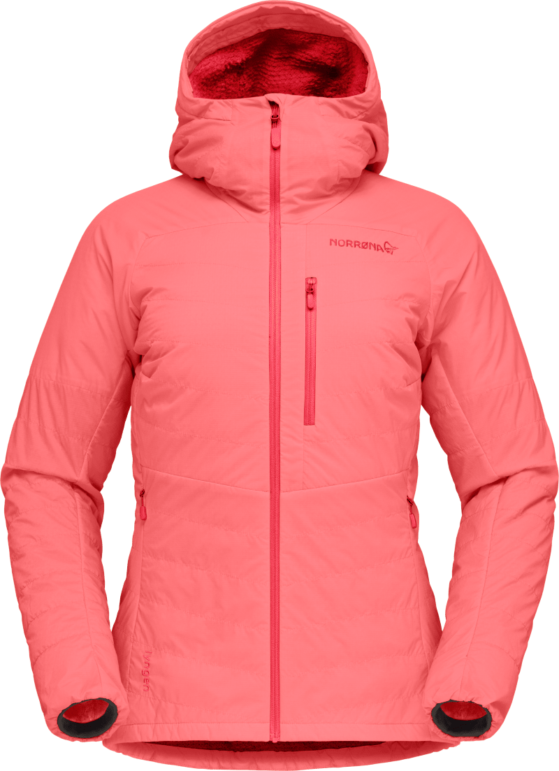 lyngen alpha100 Zip Hood W's Calypso Coral