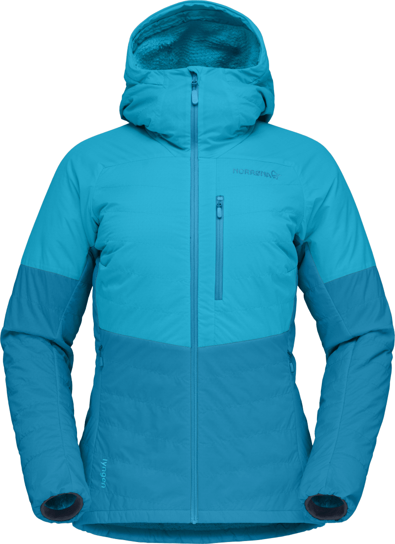 lyngen alpha100 Zip Hood W's Aquarius/Hawaiian Surf