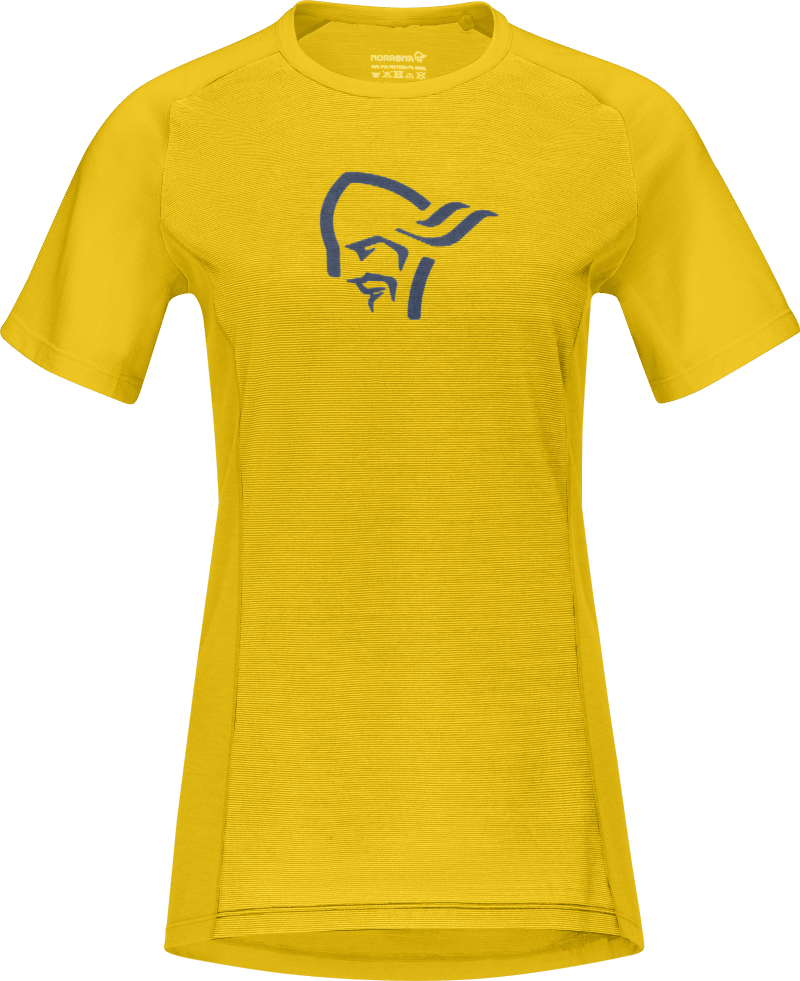 fjørå wool T-Shirt W's Sulphur
