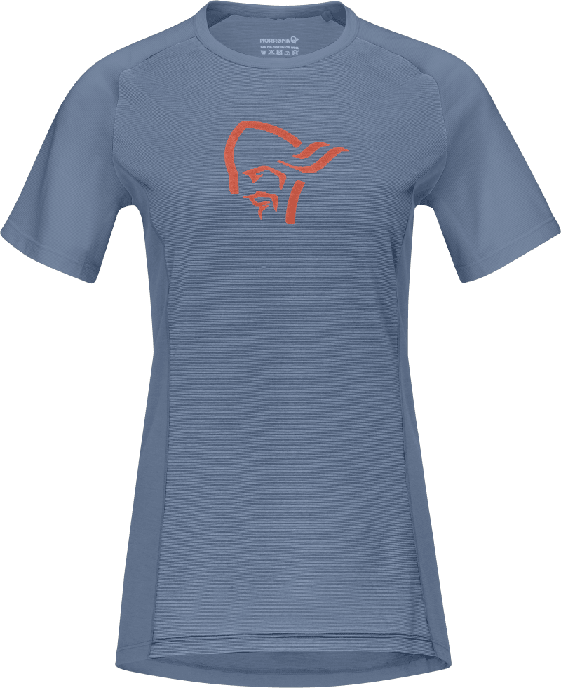 fjørå wool T-Shirt W's Coronet Blue