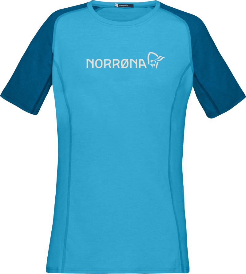 fjørå equaliser lightweight T-Shirt (W) Mykonos Blue/Aquarius
