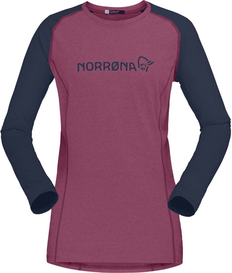 fjørå equaliser lightweight Long sleeve (W) Violet Quartz/Indigo Night