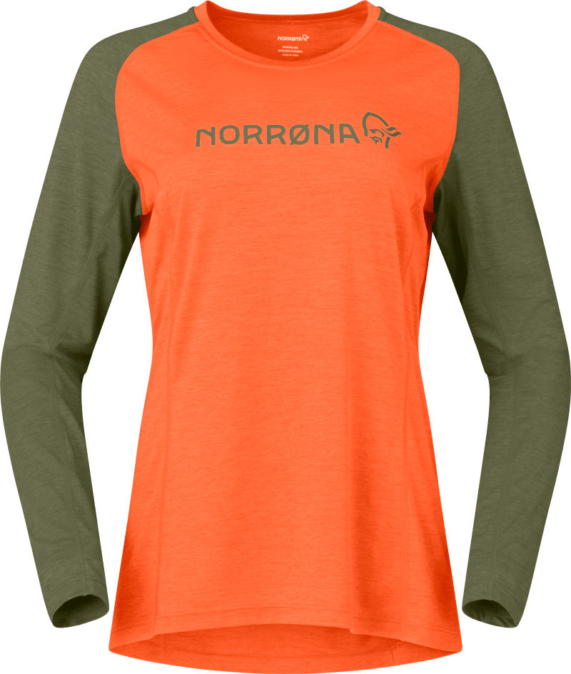 fjørå equaliser lightweight Long Sleeve W's Orange Alert
