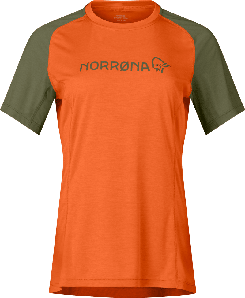 fjørå equaliser lightweight T-Shirt W's Orange Alert