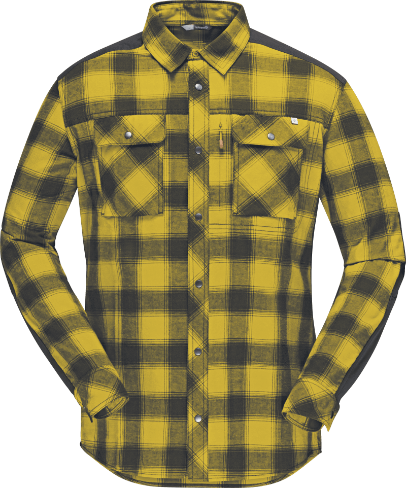 svalbard flannel Shirt (M) Golden Palm