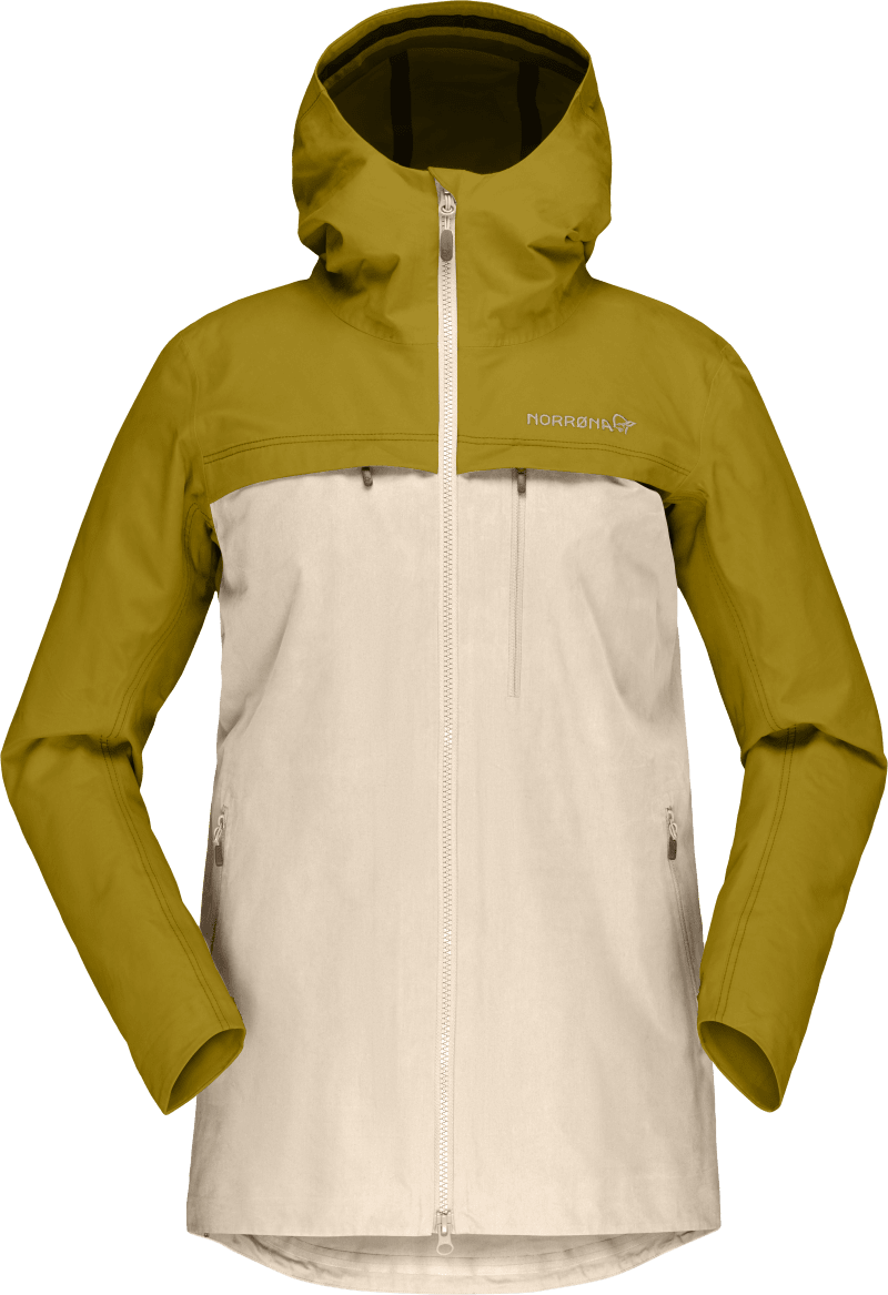 svalbard cotton Jacket (W) Golden Palm/Ecru