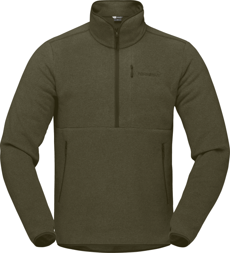 femund warm2 Zip Neck Olive Night