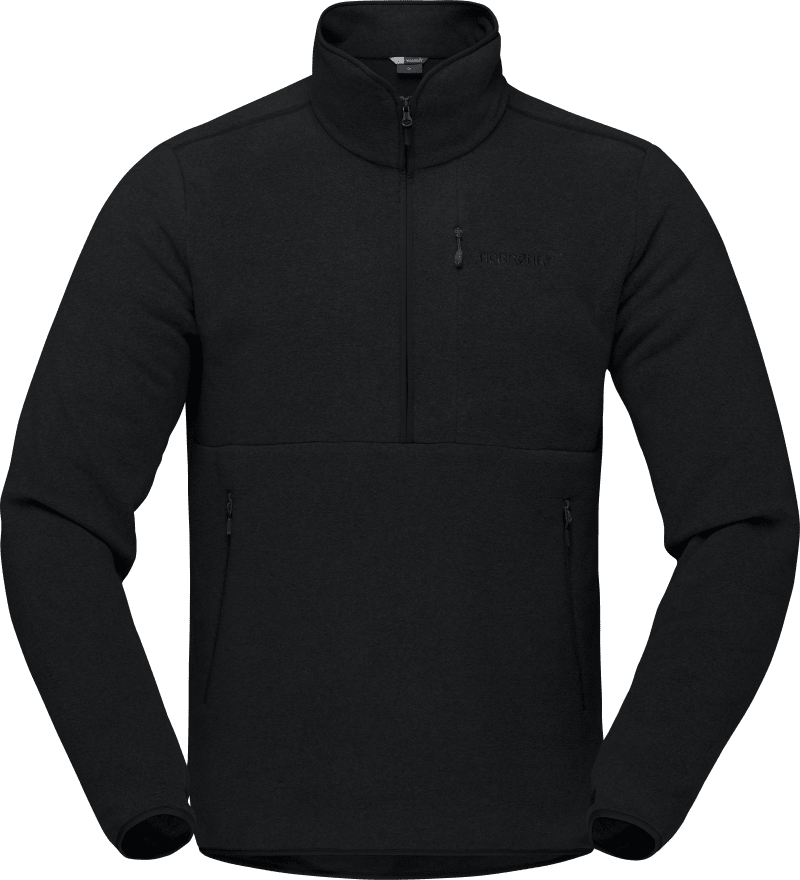 femund warm2 Zip Neck Caviar Black