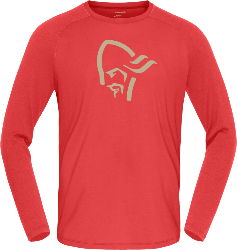 femund pureUll Long sleeve M's Paprika